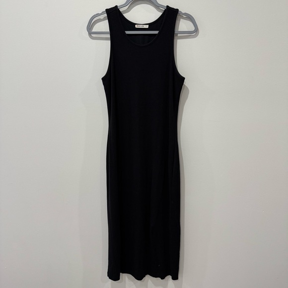 Marine Layer Size Large Lexi Daytime Midi Dress in Black - Picture 3 of 7